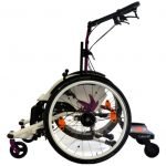 Wheelchair for children with buggy board