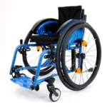 Foldable wheelchair for young people and adults