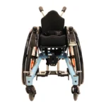 A lightweight children´s wheelchair in seat width 18 cm with carbon equiplment