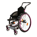 Rollstuhl mit Beinlagerung